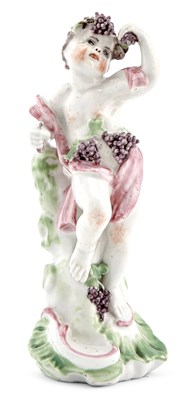 Lot 100 - Longton Hall Porcelain Figure Emblematic of...