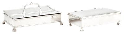 Lot 341 - English Sterling Silver Treasury Inkstand...