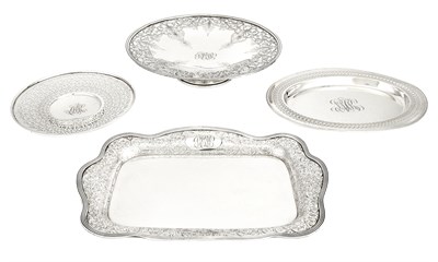 Lot 181 - Four American Sterling Silver Table Articles...