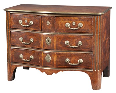 Lot 275 - Régence Brass-Mounted Inlaid Kingwood...