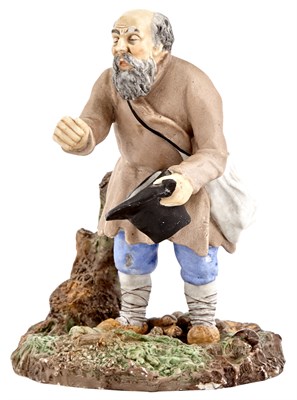 Lot 230 - Russian Porcelain Figure of a Beggar Gardner...