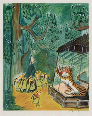 Lot 12 - Ludwig Bemelmans (1898-1962) TIGER AT THE ZOO...