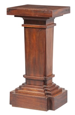 Lot 200 - English Mahogany Pedestal 19th Century The...