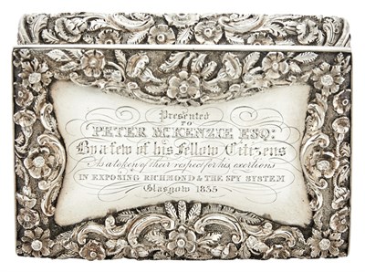 Lot 258 - William IV Sterling Silver Presentation...