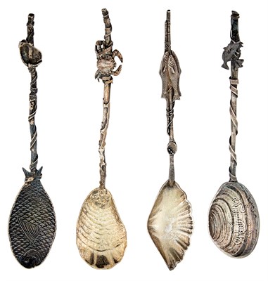 Lot 134 - Three Gorham Sterling Silver Marine Theme...