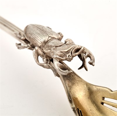 Lot 121 - Two George Sharp Partial Gilt Sterling Silver...