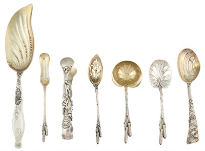 Lot 151 - Seven American Sterling Silver Marine Theme...