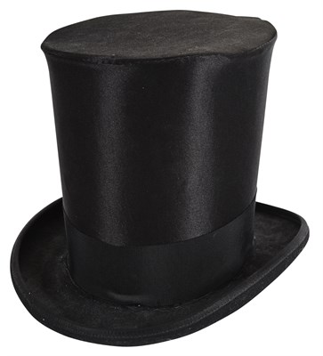 Lot 99 - BILL IRWIN Top hat. A top hat home fabricated...