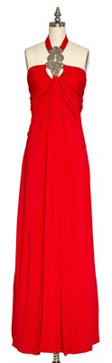 Lot 123 - DONNA MURPHY Diane von Furstenberg red dress...