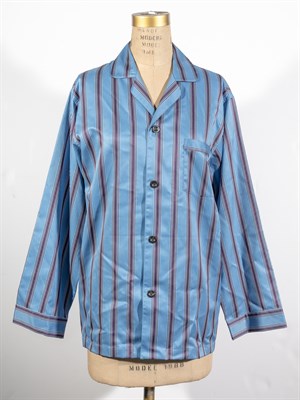Lot 128 - KELLI O'HARA Blue pajama top worn for the...