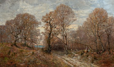 Lot 1003 - Emile Noirot French, 1853-1924 L'Automne, 1877...