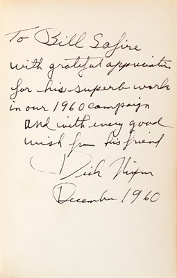 Lot 1042 - [NIXON, RICHARD] MAZO, EARL. Richard Nixon: A...
