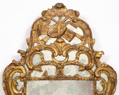 Lot 504 - Louis XV Giltwood Mirror Mid-18th century The...