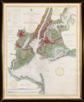 Lot 65 - [MAP-NEW YORK] Coast Chart No. 120, New York...