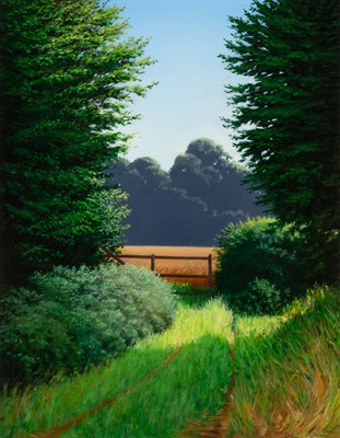 Lot 51 - Joseph Keiffer American, b. 1952 Country Track,...