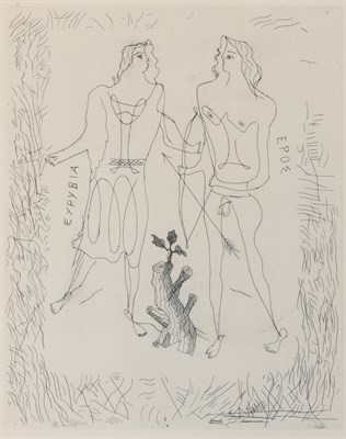 Lot 74 - After Georges Braque (1882-1963) EROS AND...