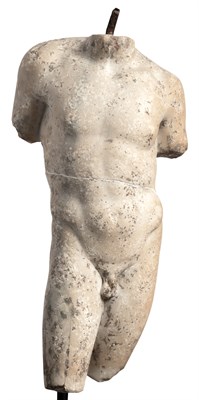 Lot 130 - Manner of Praxiteles Male Torso Roman style of...