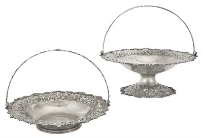 Lot 162 - Two S. Kirk & Son Co. Sterling Silver Cake...