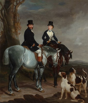 Lot 131 - English School 19th Century A Mounted...