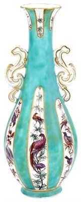 Lot 61 - Chelsea Porcelain Two-Handled Pea-Green Ground...