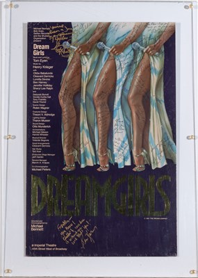 Lot 151 - DREAMGIRLS Poster Signed by the Original Cast,...
