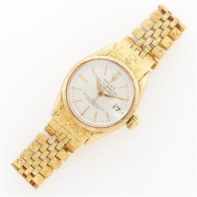 Lot 1043 - Rolex Gold 'Oyster Perpetual DateJust' Wristwatch