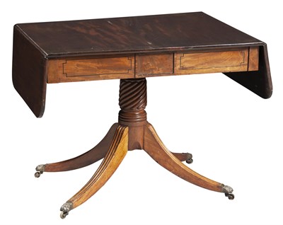 Lot 276 - George IV Mahogany and Rosewood Sofa Table...