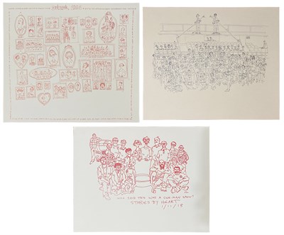 Lot 104 - JOHN LITHGOW Copies of the Wrap-Gift Drawings...