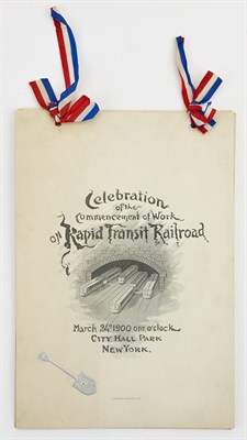 Lot 1036 - [NEW YORK SUBWAY] Celebration of the...