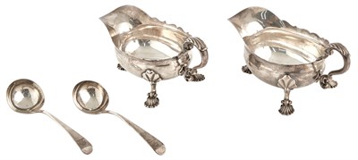 Lot 127 - An Associated Pair of George II Sterling...