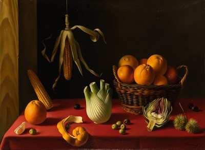 Lot 42 - Fernand Renard French, 1912-1990 Still with...