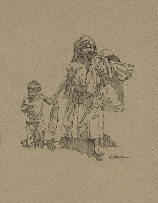 Lot 46 - Clark Hulings American, 1922-2011 The Vendor...