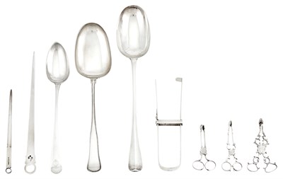 Lot 316 - Group of English and Continental Silver...