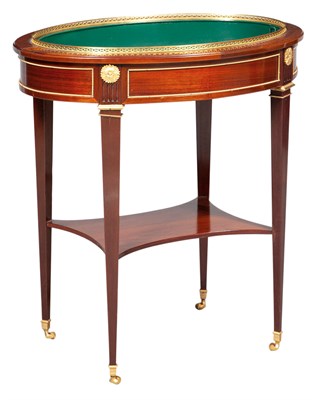 Lot 215 - Louis XVI Style Gilt-Metal Mounted Mahogany...