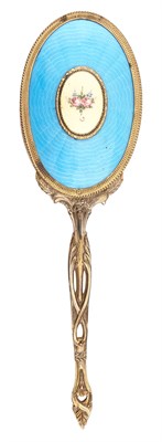 Lot 226 - Continental Gilt-Metal and Guilloché Enameled...