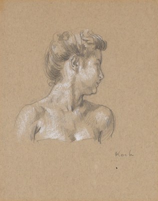 Lot 55 - John Koch American, 1909-1978 Head Signed Koch...
