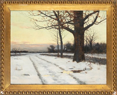 Lot 89 - Charles Warren Eaton American, 1857-1937 Snowy...