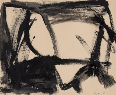 Lot 28 - Elaine de Kooning American, 1918-1989 Toro I,...
