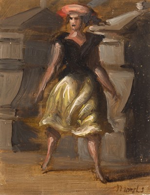 Lot 60 - Reginald Marsh American, 1898-1954 Woman on...