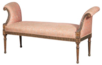 Lot 166 - George III Green-Painted and Parcel-Gilt...