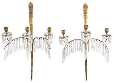 Lot 372 - Pair of Continental Neoclassical Ormolu...