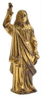 Lot 550 - Gilt-Bronze Figure of Christ Early 15th...