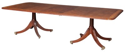 Lot 163 - George III Style Mahogany, Painted Satinwood...