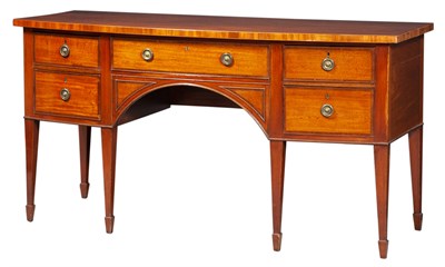 Lot 164 - George III Inlaid Mahogany Sideboard Last...