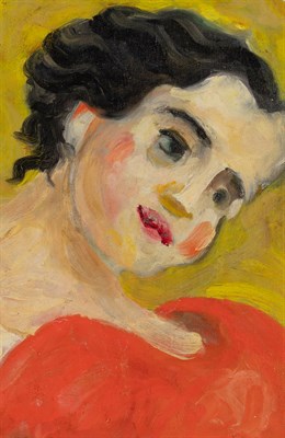 Lot 55 - Morgan Russell American, 1886-1953 Head of an...