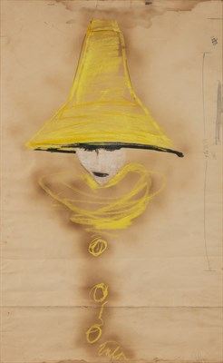 Lot 27 - Joe Eula American, 1925-2014 Lady with Yellow...