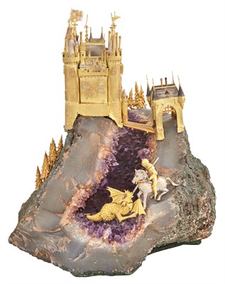 Lot 256 - A William Tolliday Vari-Colored Gold Castle of...