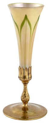 Lot 232 - Tiffany Studios Gilt-Bronze and Favrile Glass...