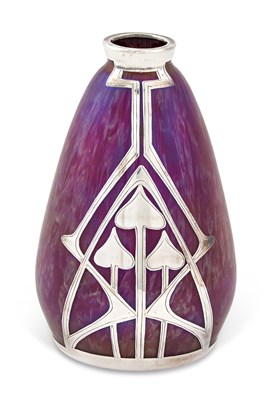 Lot 226 - Bohemian Jugendstil Art Glass Cabinet Vase...