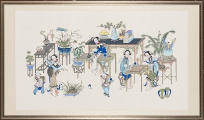 Lot 1206 - A Chinese School Painting 20th Century Ink and...